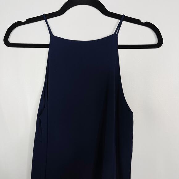 New Xenia Boutique US 2 Navy Blue Hello Molly Sleeveless Shift Dress Cocktail - Picture 5 of 11